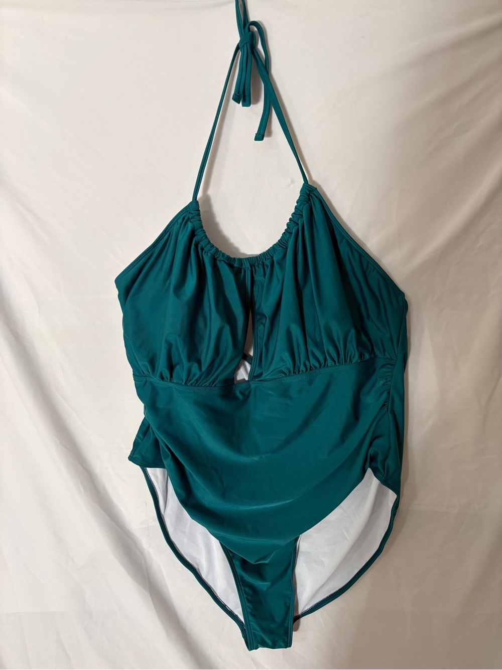 Teal Halter Women’s One-Piece Swimsuit